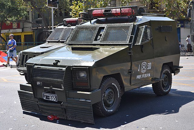 Riot Control using Armored Vehicle