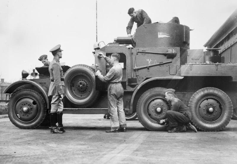 Lanchester 6x4 armoured car