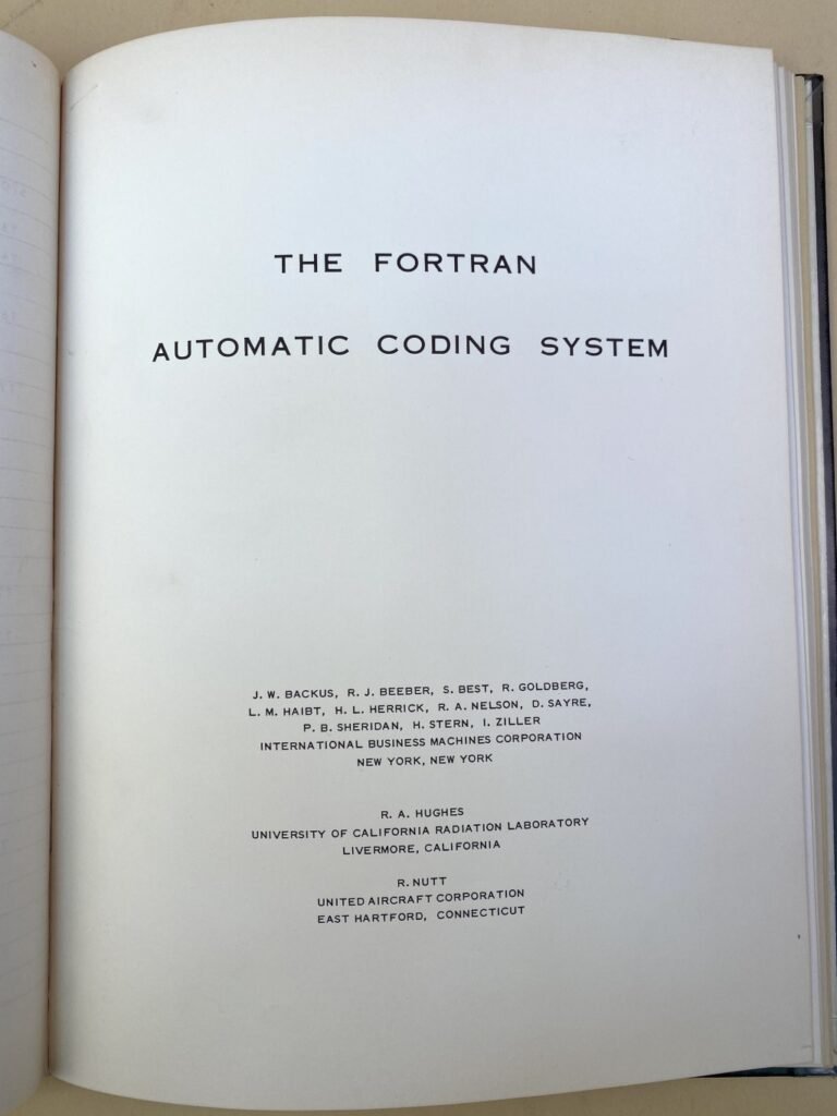 First FORTRAN Program